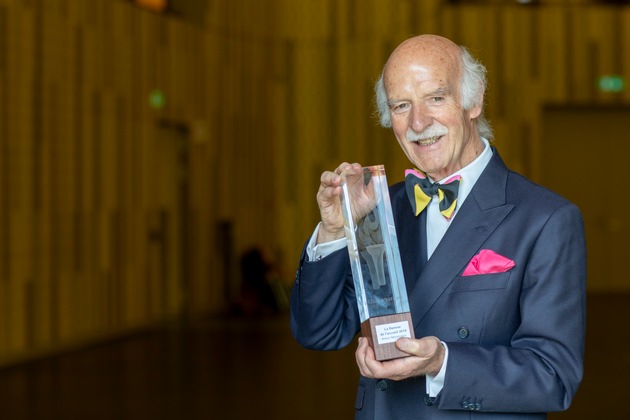 Verleihung der &quot;Flamme de l&#039;accueil&quot; am 1. Tag der Schweizer Gastfreundschaft / GastroSuisse-Ehrenpreis für den Spitzenkoch Anton Mosimann