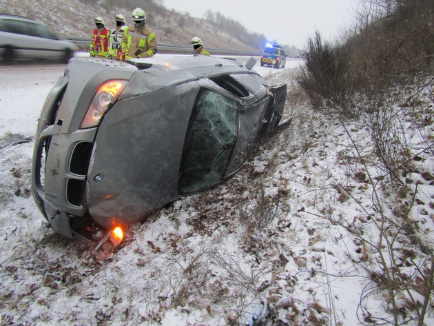 POL-PDKL: Unfall auf Schneeglätte