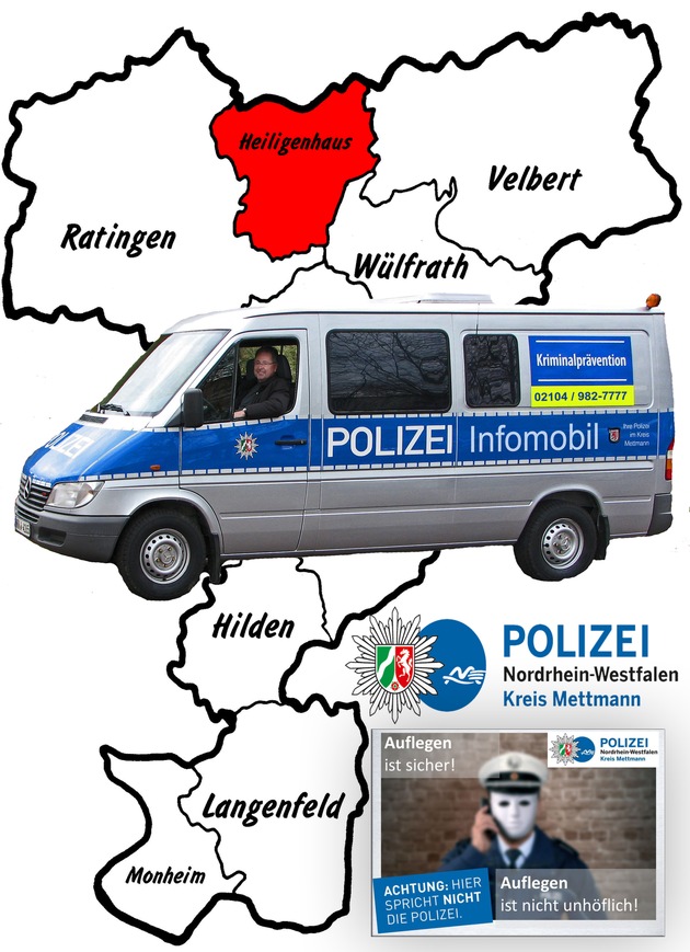 POL-ME: Beamte der Polizeiwache Heiligenhaus und des Kriminalkommissariats Vorbeugung beraten vor Ort - Heiligenhaus - 2008068