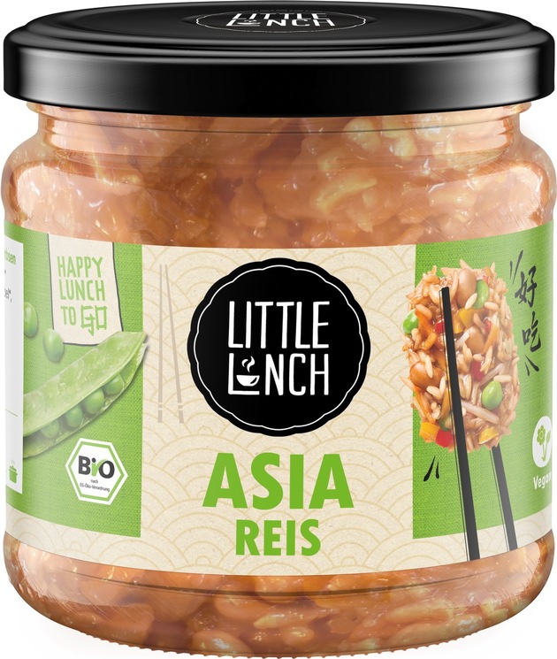 Ab April 2025 im Handel: Das neue Little Lunch Asia Reis Fertiggericht
