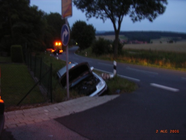 POL-HI: WEENZEN - Verkehrsunfall mit tödlichem Ausgang vom 02.08.2006, 20.30 Uhr