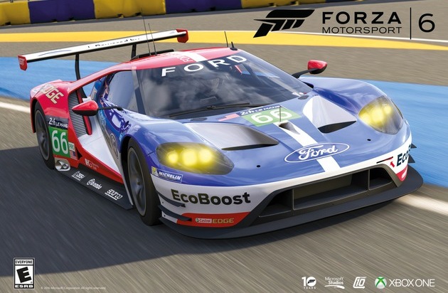 Ford-Werke GmbH: Das Rennen kann beginnen: Ford GT Le Mans-Rennwagen jetzt als Download für Xbox One-Spiel "Forza Motorsport 6"