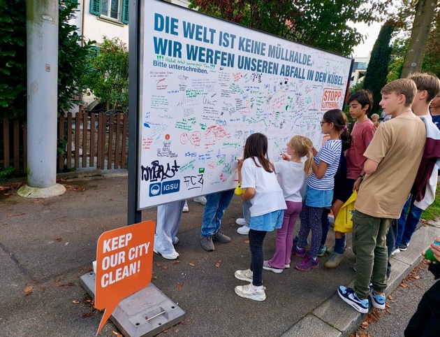 Medienmitteilung: «Zürcher Knabenschiessen: Wer trifft den Abfallkübel?»