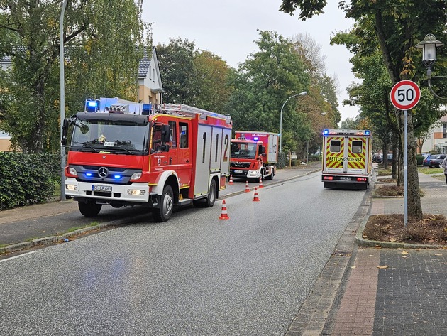 FW Bad Segeberg: Gasaustritt sorgte für Feuerwehreinsatz in einem Mehrfamilienhaus