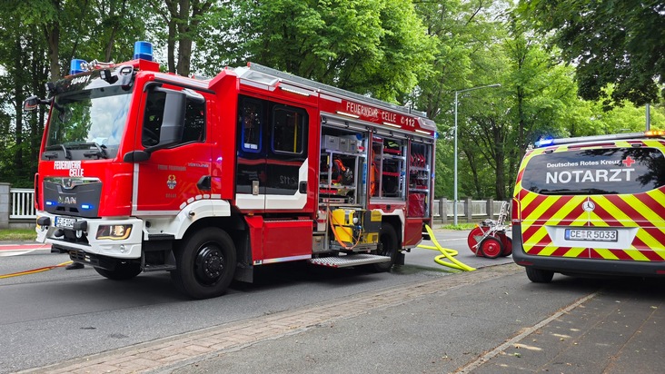 FW Celle: Mehrere Verkehrsunfälle in Celle