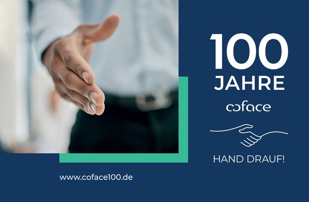 100 Jahre für den Handel: Coface Deutschland feiert Jubiläum. Hand drauf!