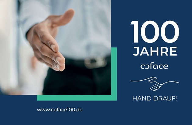 Coface Deutschland: 100 Jahre für den Handel: Coface Deutschland feiert Jubiläum. Hand drauf!
