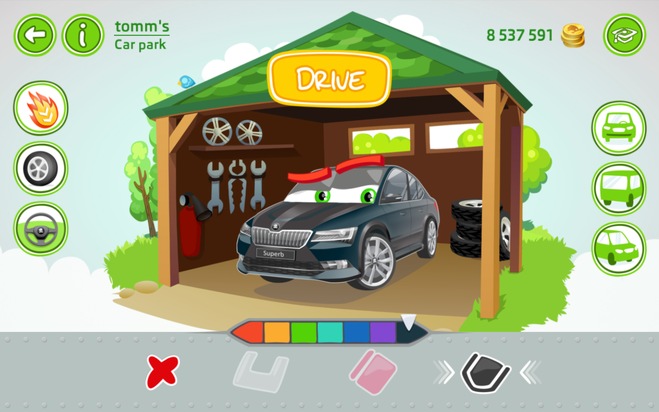 SKODA LittleDriver App: cooles Cruisen für Kids auf Tablet (FOTO)