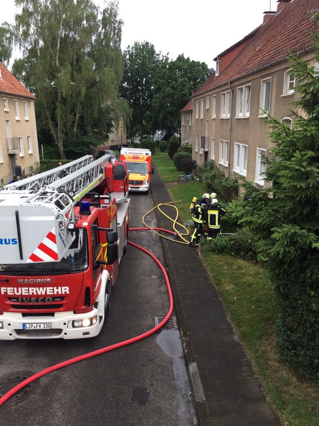 FW Lage: Auslösung Heimrauchmelder - 01.07.2017 - 18:59