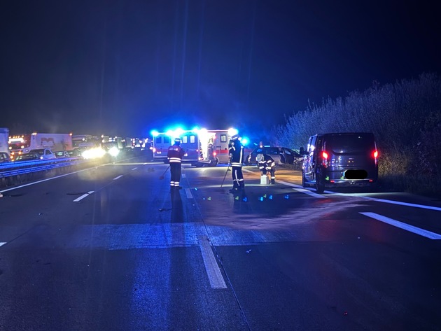 FW-ROW: Verkehrsunfall auf der Autobahn 1 zwischen Sittensen und Elsdorf