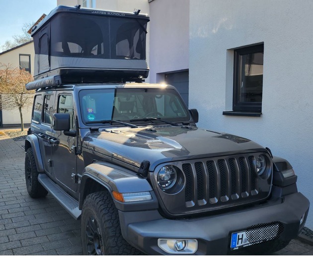 POL-H: Zeugenaufruf: Auffälliger Jeep Wrangler in Hannover-Seelhorst gestohlen - Wer kann Hinweise geben?