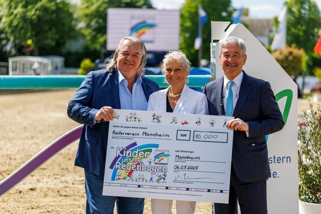 „Kinder unterm Regenbogen“ fördert erneut mit 10.000 Euro „Heilpädagogisches Reiten“ Verlässlicher Partner und Spender