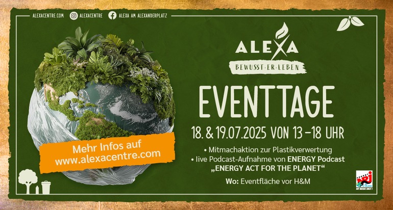 Pressemitteilung: „BEWUSST (ER) LEBEN“: Aktionswochen im ALEXA laden zum Mitmachen ein