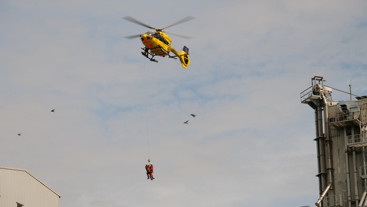 Windentraining ADAC Luftrettung in Büsum