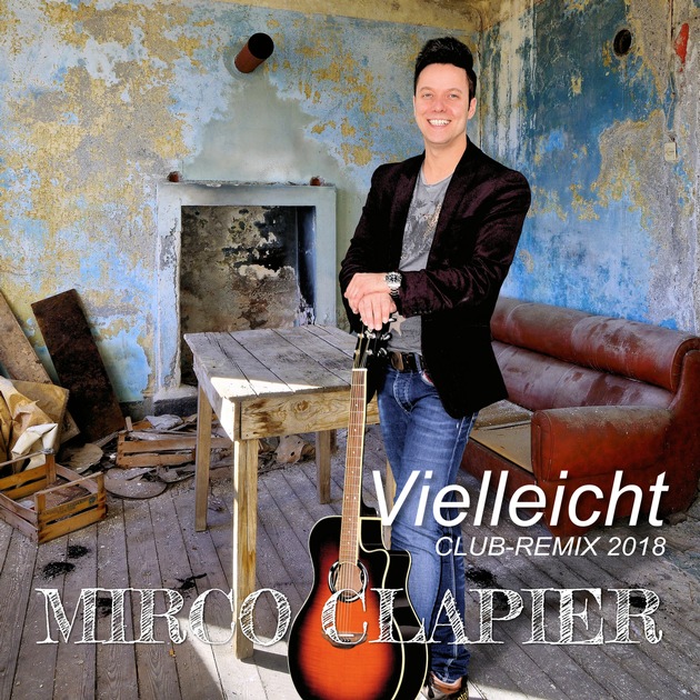 Starke Gefühle offenbart Mirco Clapier mit seiner neuen Single &quot;Vielleicht&quot; als Club-Remix 2018&quot;, die ab dem 15.06.2018 auf allen Downloadportalen erhältlich ist.