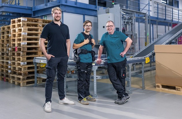 medi GmbH & Co. KG: Beim Medizinprodukte-Hersteller medi: Exoskelette unterstützen die Logistik-Mitarbeiter:innen