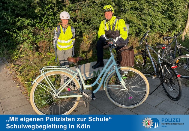 POL-K: 210825-2-K &quot;Mit eigenen Polizisten zur Schule&quot; - erstmals durchgeführte Schulwegbegleitung in Köln