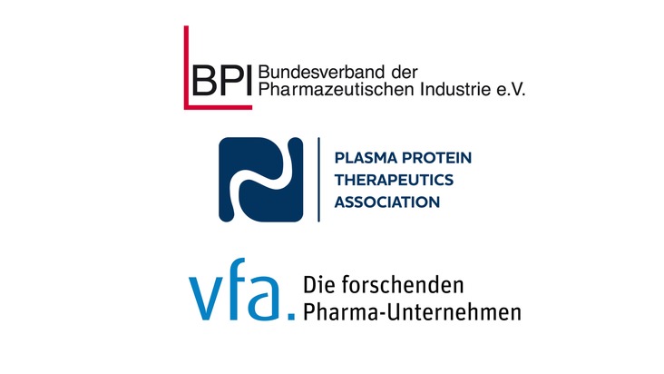 BPI Bundesverband der Pharmazeutischen Industrie: Gemeinsame Pressemitteilung von BPI, PPTA und vfa: Dringender Handlungsbedarf bei der Versorgung mit Blutplasmaprodukten