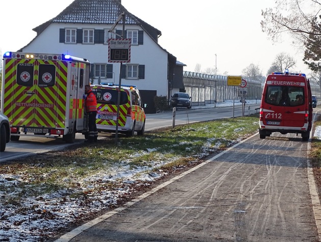 FW Reichenau: Person im Eis eingebrochen, Reichenau/Gnadensee, 07.01.2026