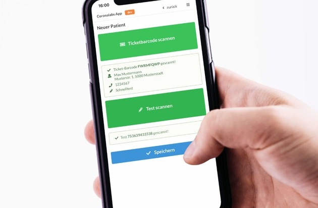 ticket i/O GmbH: Corona: Neue App unterstützt Schnelltest-Strategie des Bundes