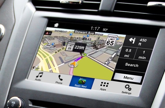 Ford-Werke GmbH: Das Smartphone als Navigationsgerät: Ford SYNC mit AppLink sorgt für kinderleichte Konnektivität