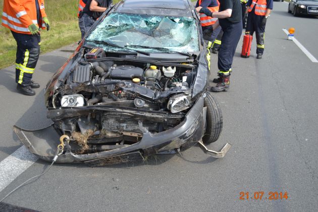POL-WL: Verkehrsunfall mit zwei schwerverletzten Personen