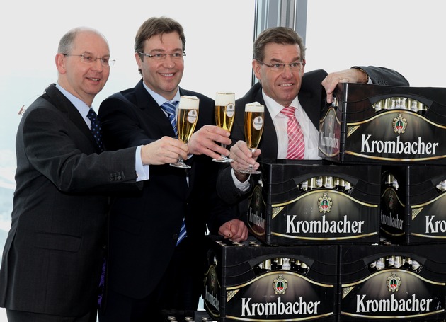 Krombacher mit Allzeithoch bei Ausstoß und Umsatz / Erstmals über 6,5 Mio. Hektoliter (BILD)