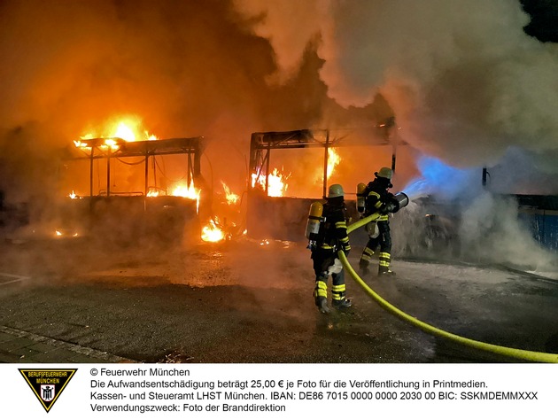 FW-M: Bus in Vollbrand (Laim)