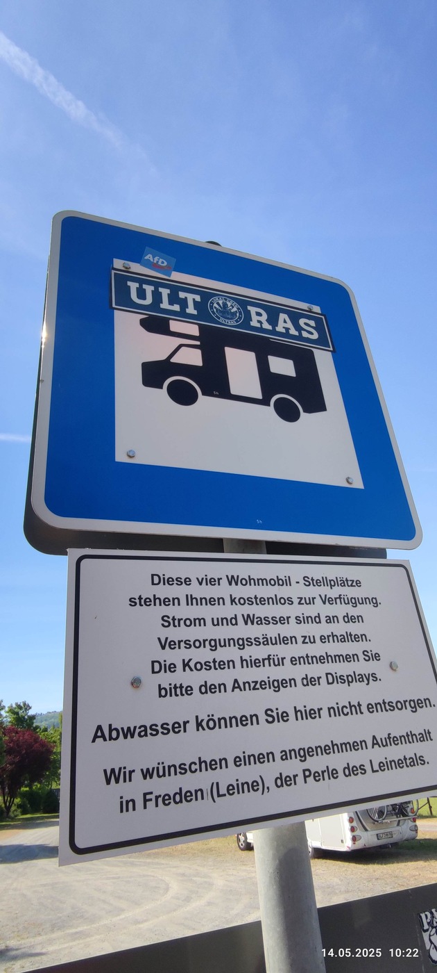 POL-HI: FREDEN (dei) Sachbeschädigungen auf Wohnmobilstellplatz -Zeugenaufruf-