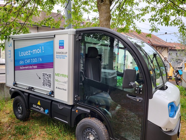 SHMOB.UP - Shared Mobility Pop-up Hubs - Tester des v&eacute;hicules &eacute;lectriques l&eacute;gers &agrave; Berne et &agrave; Meyrin