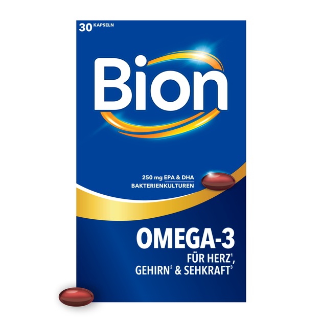 Neu ab Frühling 2025: Omega-3-Produkte mit Bakterienkulturen von Bion3