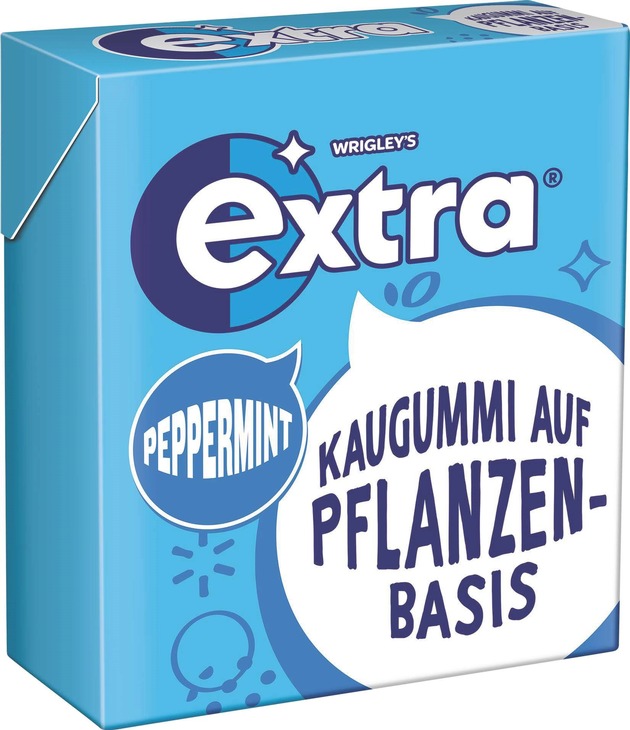 Lecker und pflanzenbasiert: DER NEUE EXTRA® KAUGUMMI AUF PFLANZENBASIS