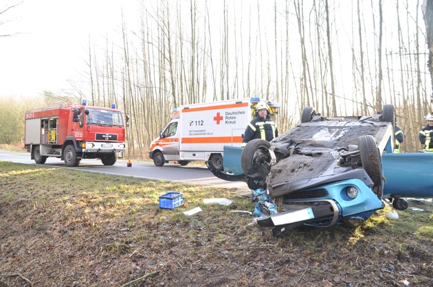 POL-CE: Zwei Schwerverletzte bei Verkehrsunfall zwischen Beedenbostel und Eldingen