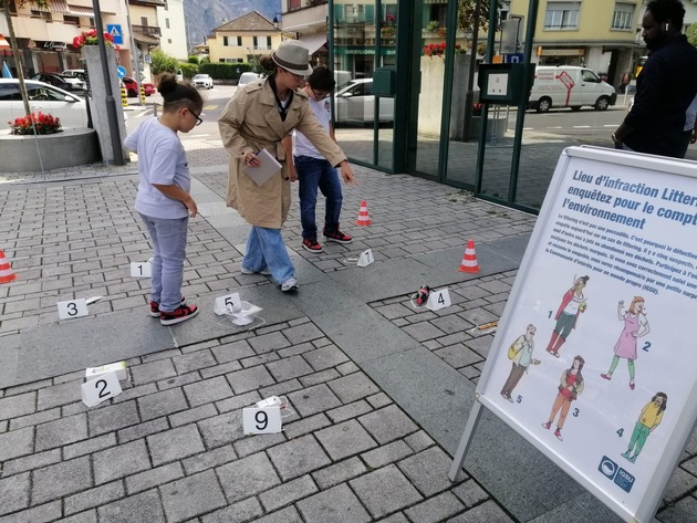 Communiqué: «Nyon : moins de déchets sauvages grâce à des actions interactives»