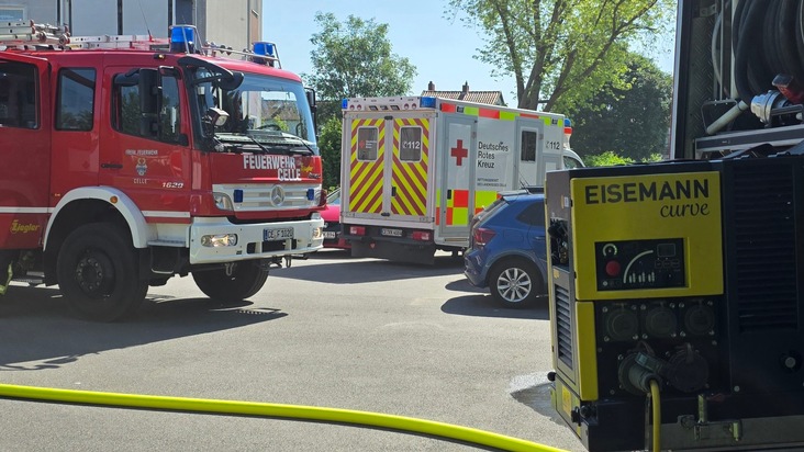 FW Celle: Küchenbrand
