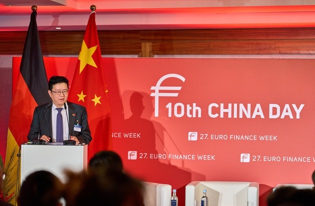 Generalkonsulat der Volksrepublik China in Frankfurt am Main: "Building bridges today - between people and markets": "10. CHINA DAY" der "EURO FINANCE WEEK" setzt wichtige Akzente für die deutsch-chinesischen Wirtschafts- und Handelsbeziehungen