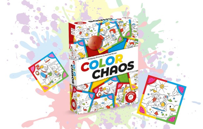Color Chaos: Adleraugen gesucht - Schnelles Reaktionsspiel für wache Kids von Piatnik