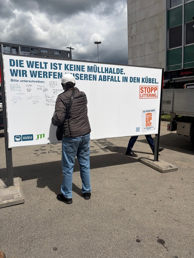 Communiqué: « Fribourg : comment la créativité permet de lutter contre le littering »