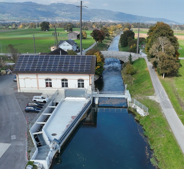 Medienmitteilung: SAK Kraftwerk Montlingen: Ökologische Sanierung abgeschlossen