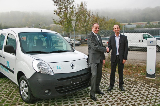 Gemeinde Urdorf setzt auf das Elektrofahrzeug Renault Kangoo Z.E. (BILD/ANHANG)