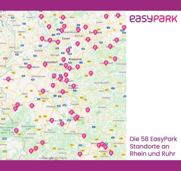 Parken an Rhein und Ruhr: Immer mehr Städte sind per App vernetzt