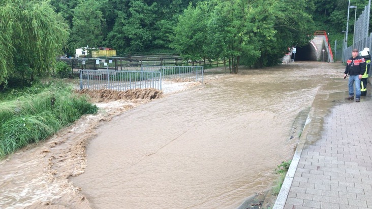 FW-Erkrath: Abschlussmwldung Unwetter über dem Stadtgebiet Erkrath