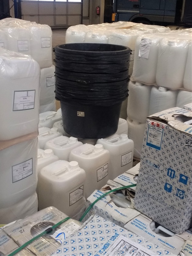 ZOLL-M: Erneut illegale Produktion von Wasserpfeifentabak gestoppt.