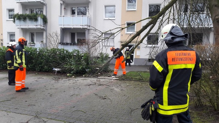 FW-BO: Update zum Sturmtief &quot;Friederike&quot;