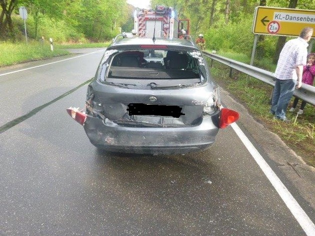 POL-PPWP: Verkehrsunfall mit drei Leichtverletzten, davon zwei Kinder