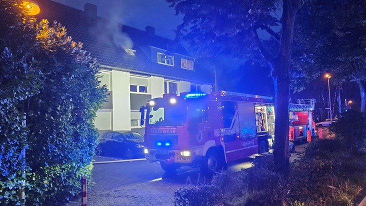 FW Datteln: Wohnungsbrand am Südring fordert Feuerwehr Datteln