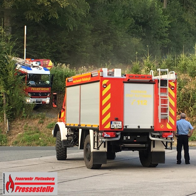 FW-PL: OT-Kahley. Waldbrand konnte schnell gelöscht werden