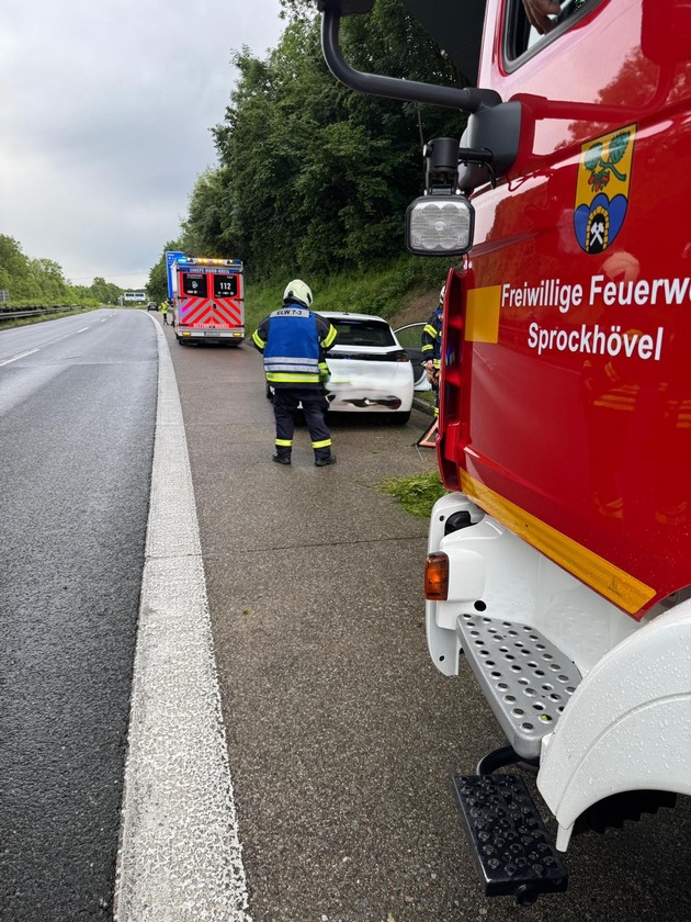 FW-EN: Erneut Unfall auf Autobahn