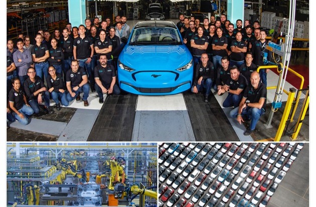 Ford-Werke GmbH: 150.000 vollelektrische Ford Mustang Mach-E produziert