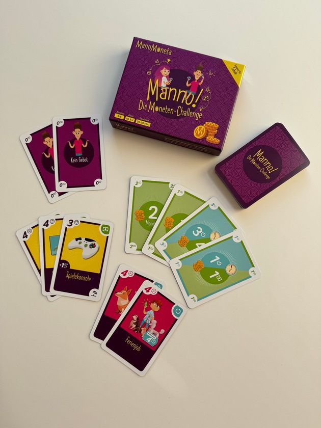 finlit foundation und Sparda Südwest Stiftung launchen „Manno! Die Moneten Challenge“ – Ein Kartenspiel für finanzielle Bildung